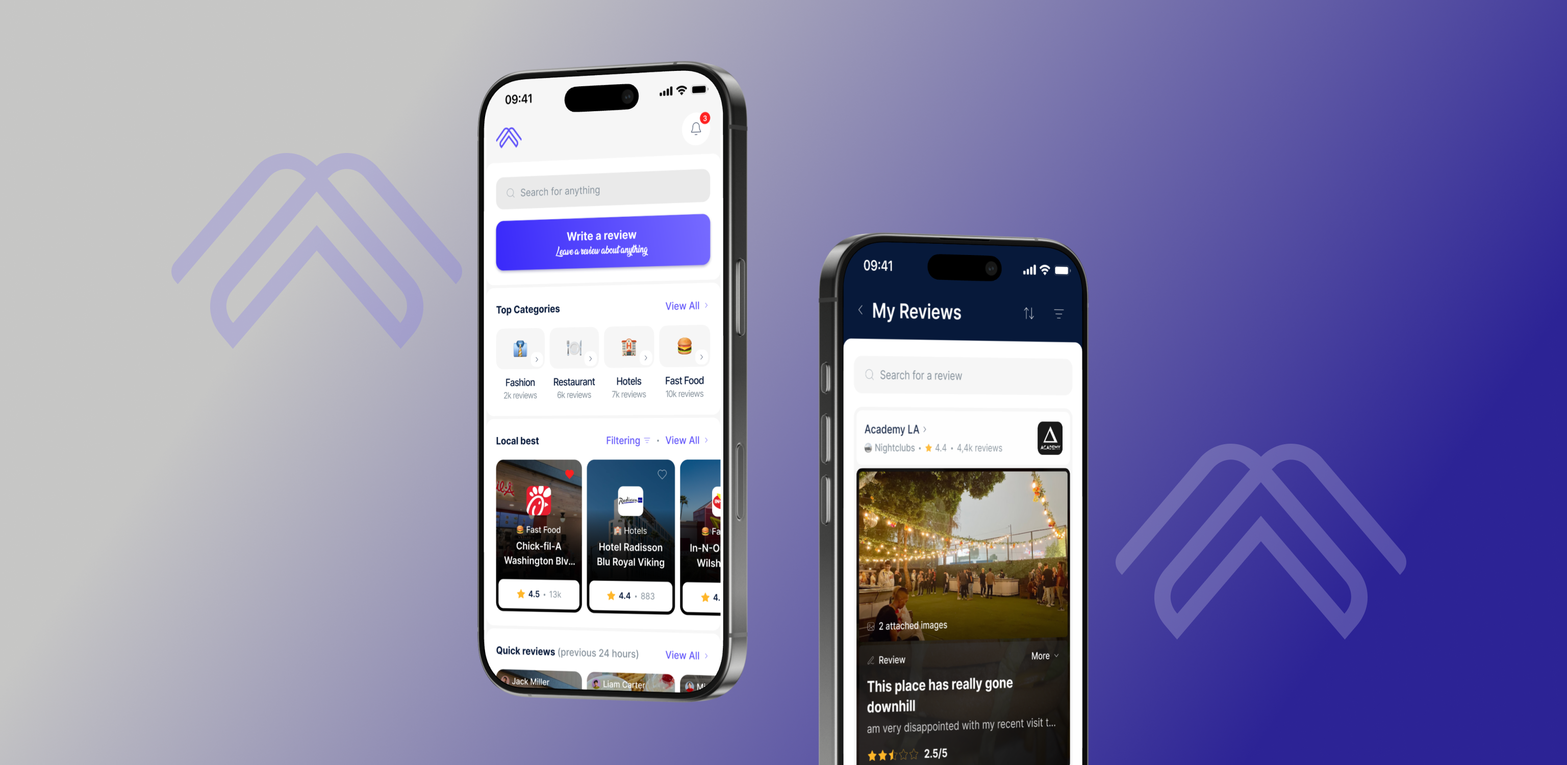 Maoni Review App Screenshot